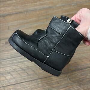 see kai run black zipper boots size 3